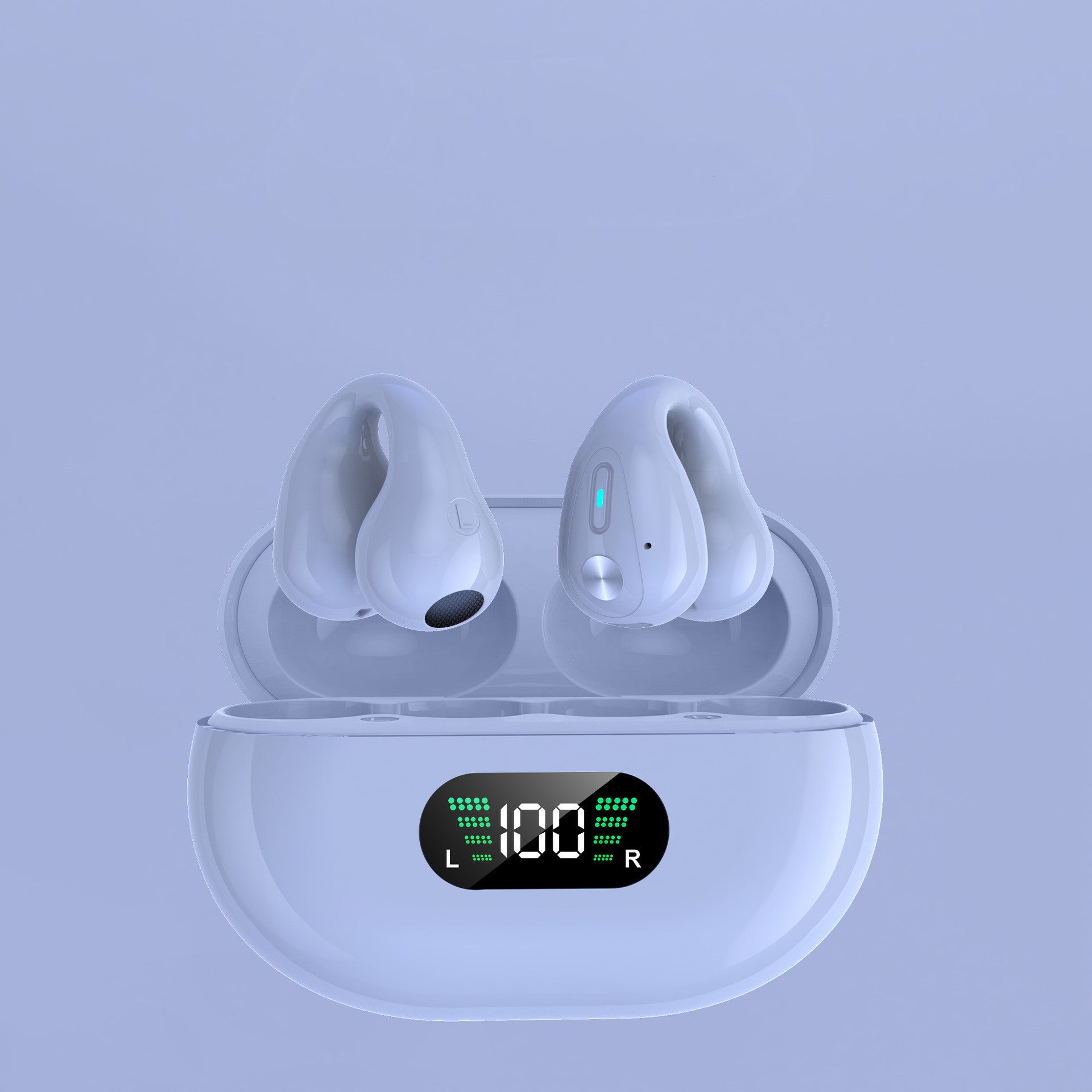 Bone Conduction Headphones TWS Earbuds Ear Clip Bluetooth 5.3 Touch Wireless Earphone In-Ear Bass HIFI Sports Headset Bone Conduction Headphones TWS Earbuds Ear Clip Bluetooth 5.3 Touch Wireless Earphone In-Ear Bass HIFI Sports Headset